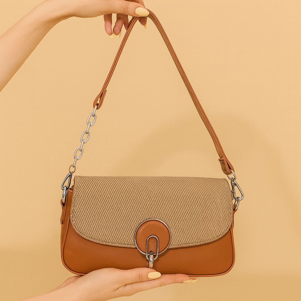 Talk in town Baguette Bag