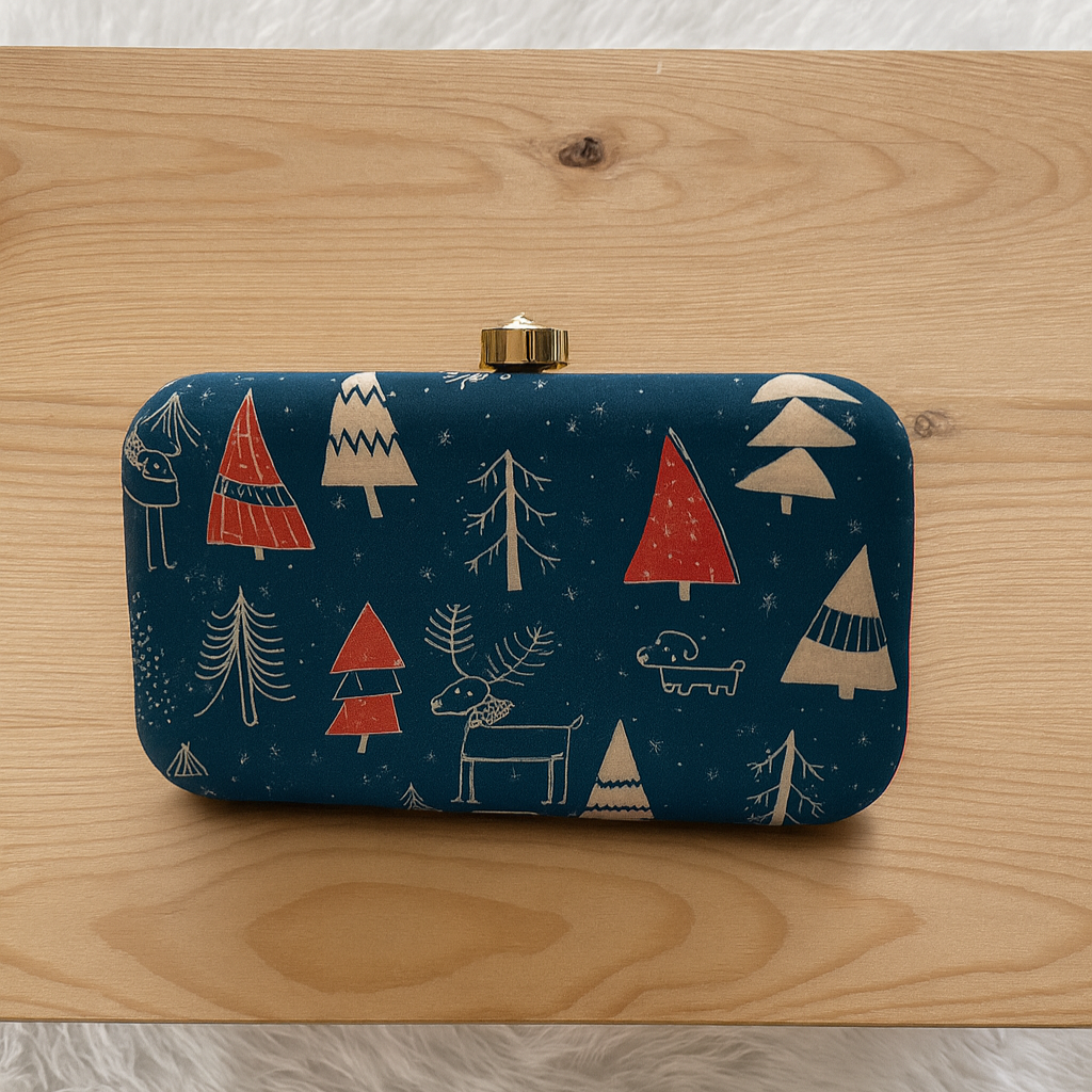 Winter Touch|| Mini Box Clutch & Sling Bag