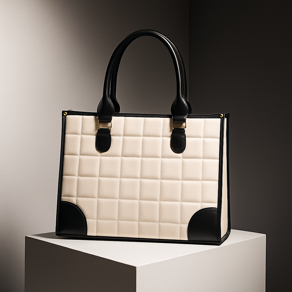 The Grid Tote Bag|| Laptop Friendly