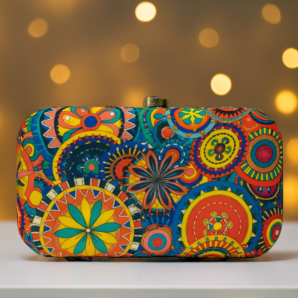 Mandala Box Clutch