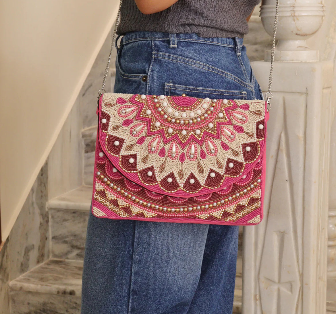 Beaded Pink